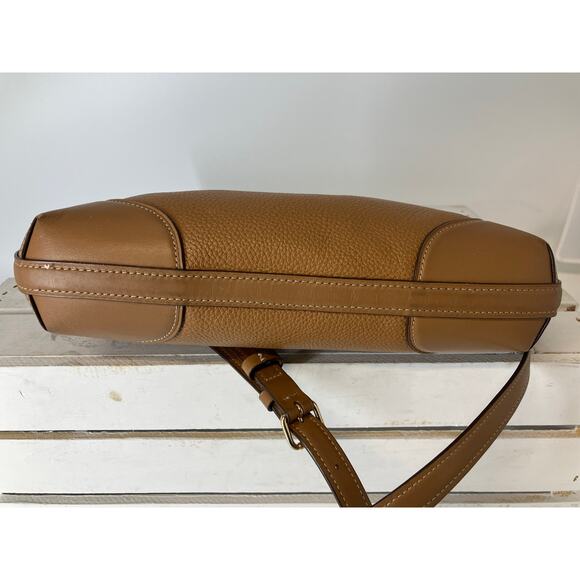 COACH F72839 MEDIUM BROWN PEBBLED LEATHER CROSSBODY BAG - Picture 12 of 15